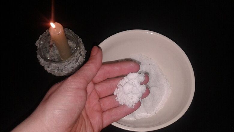 Jūs varat notīrīt talismanu ar sāli